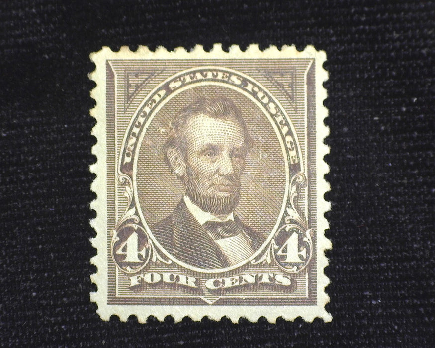 #254 Large margin stamp. Mint XF/Sup LH US Stamp