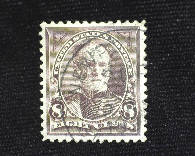 #257 Rich color large margin stamp. Used XF - US Stamp