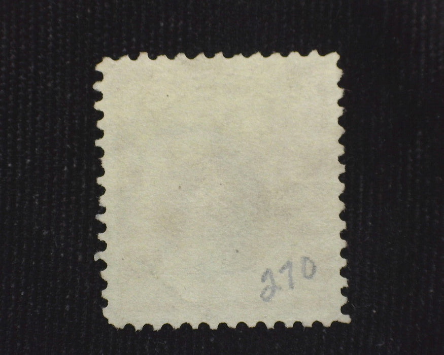 #270 Remarkable large margin stamp. Great color and faint cancel. A gem! Used XF US Stamp