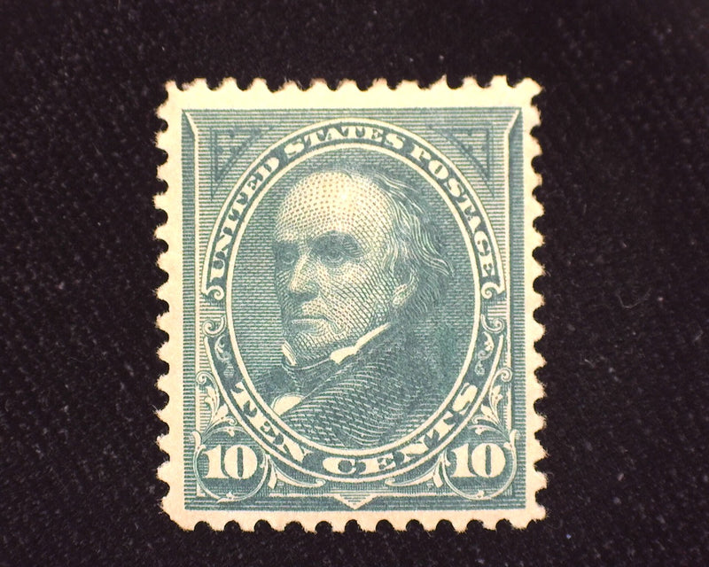 #273 Hinge decolorization not showing on face. Mint VF/XF H US Stamp