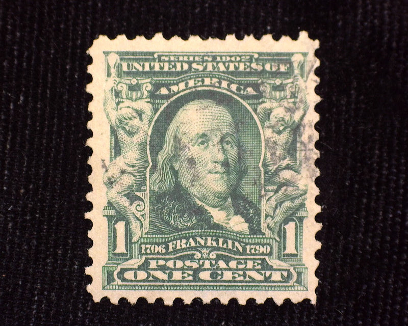 #300 Very faint cancel. VF/XF Used - US Stamp