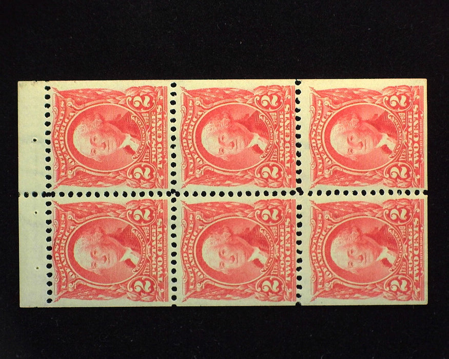 #301 Choice booklet pane of 6. Mint VF H - US Stamp