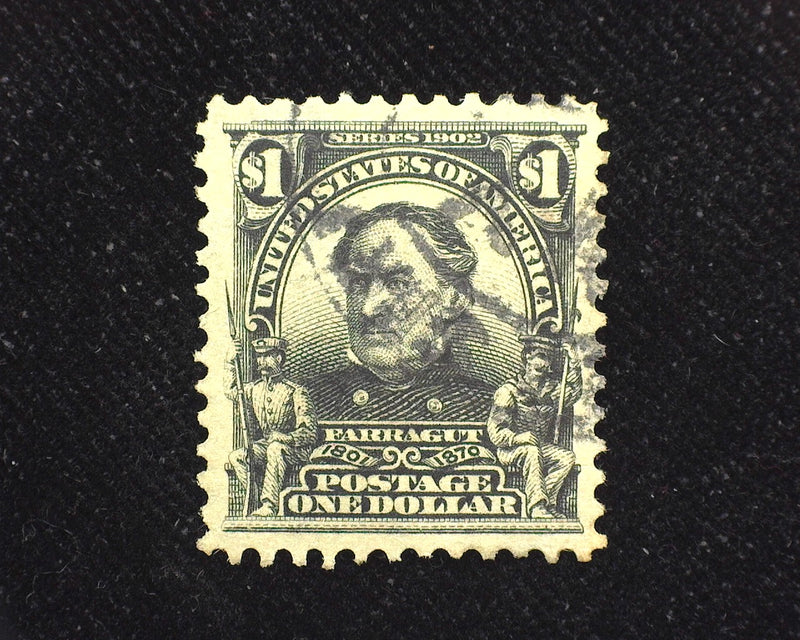 #311 Dead on centering with large margins. Rich color. A gem! XF/Sup Used - US Stamp