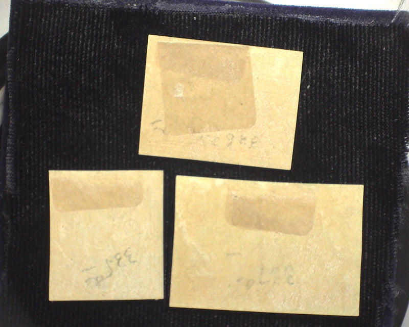 #338, 371, 373 1909 Issue Imperforate Mint XF H - US Stamp