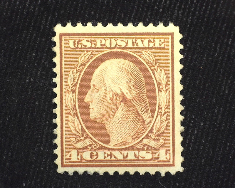#377 4c Washington Fresh. Mint VF LH - US Stamp