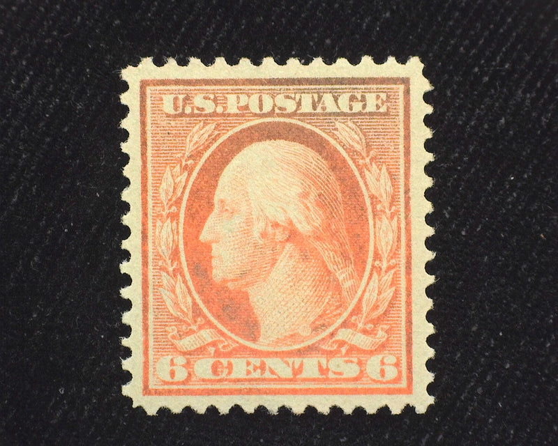 #379 6c Washington Lovely stamp. Mint XF LH - US Stamp