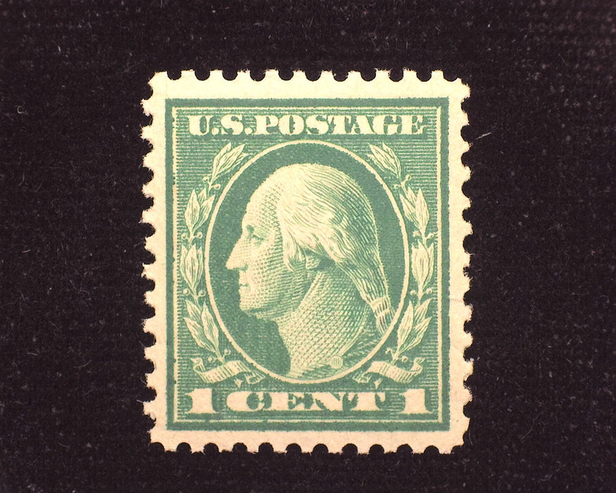 #498 1c Faint light wrinkle. Large margin stamp. Mint XF NH US Stamp