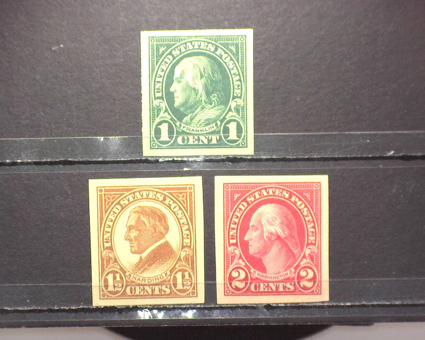 #575 - 577 1923 issue Mint XF/Sup NH US Stamp