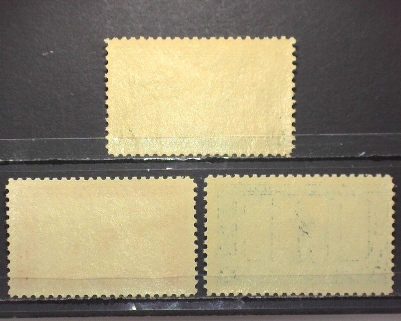 #617 - 619 1925 Lexington Concord issue Outstanding "Huge" margin set All gem! Mint XF/Sup NH US Stamp