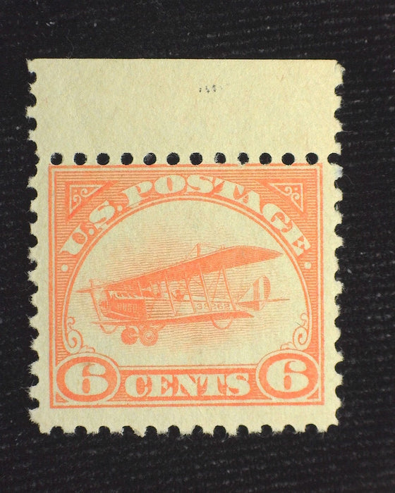 #C1 6c Airmail Fresh margin stamp gum skips. Mint F NH - US Stamp