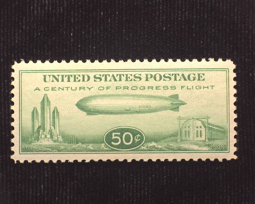 #C18 50c Graf Zeppelin Mint Vf/Xf NH - US Stamp