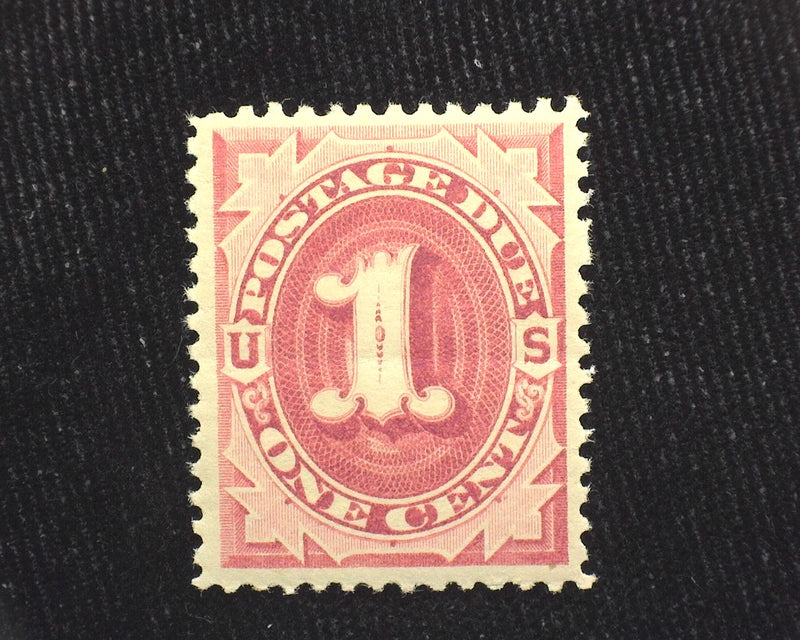 #J22 1c Postage Due Horizontal crease, great looking. Mint Xf NH - US Stamp