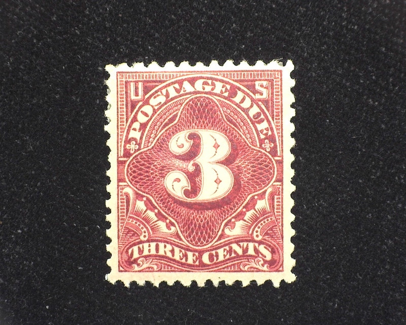 #J33 3c Postage Due Mint VF/XF LH - US Stamp