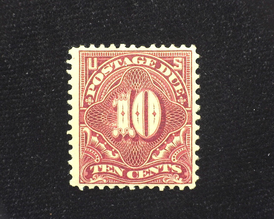 #J42 10c Postage Due Pin head thin. Mint F/VF H US Stamp