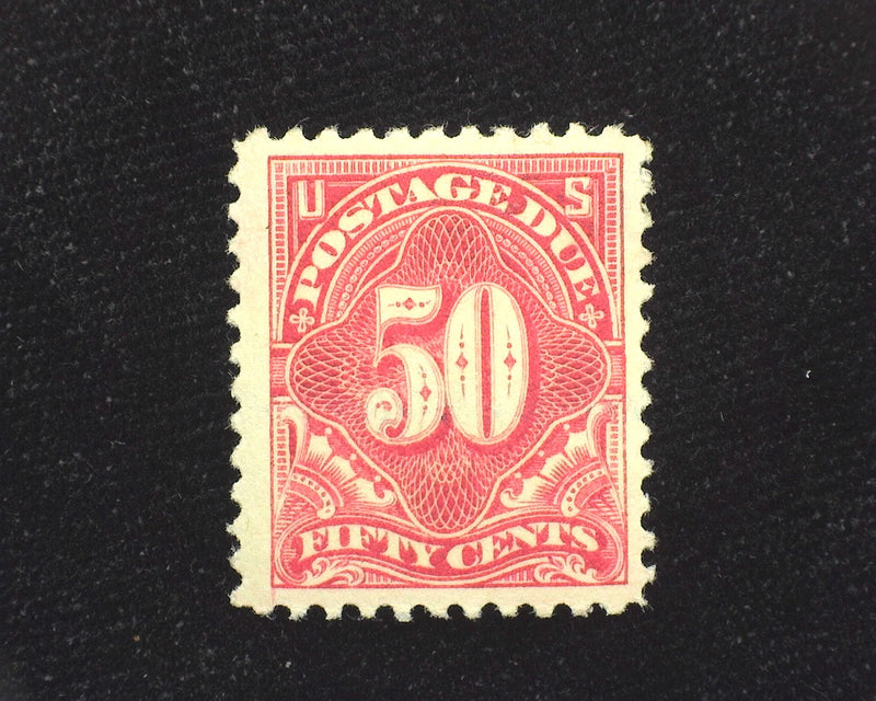 #J67 50c Postage Due Large margins choice. Mint Vf/Xf LH - US Stamp