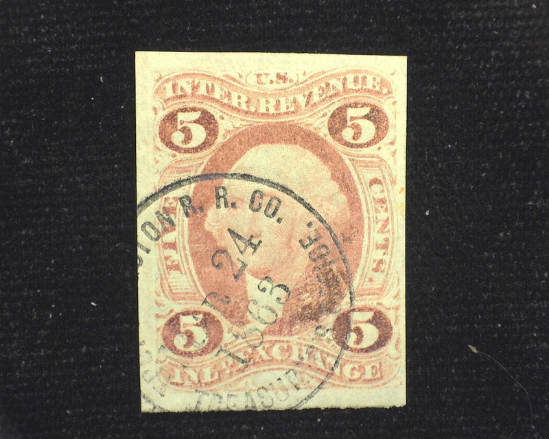 #R27a 5c Revenue VF Used - US Stamp