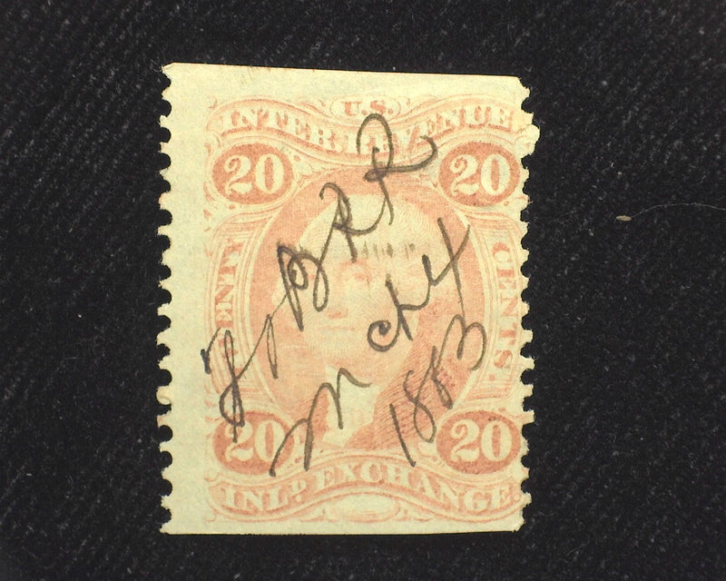 #R42b 20c Revenue F Used - US Stamp