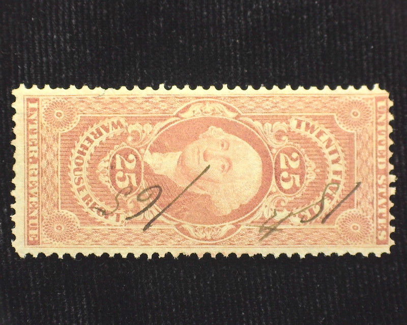 #R50 25c Revenue F Used - US Stamp