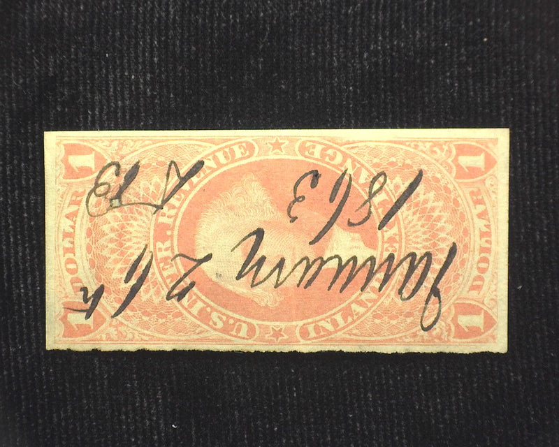 #R69a $1.00 Revenue Thin. VF/XF Used - US Stamp
