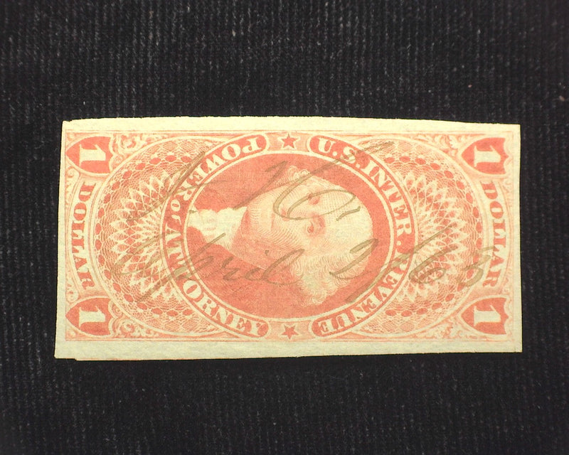 #R75a $1.00 Revenue VF Used - US Stamp