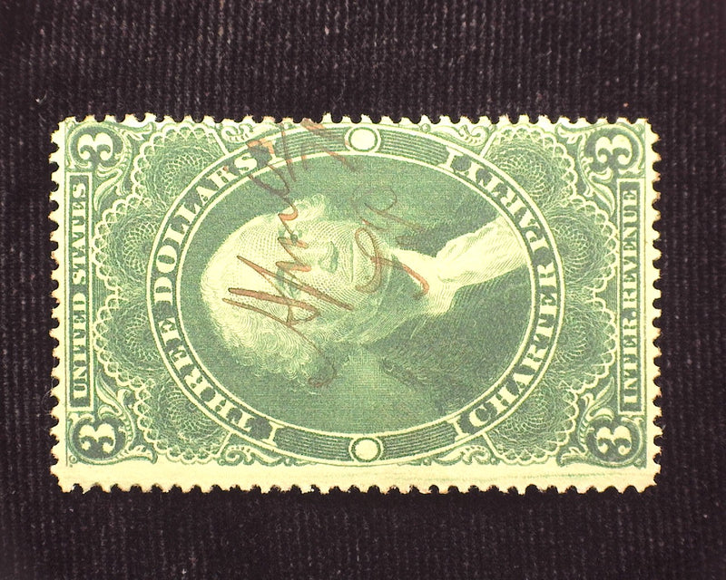 #R85c $3.00 Revenue F Used - US Stamp
