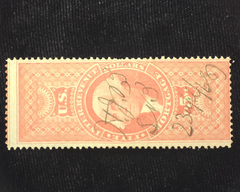 #R91c $5.00 Revenue F Used - US Stamp