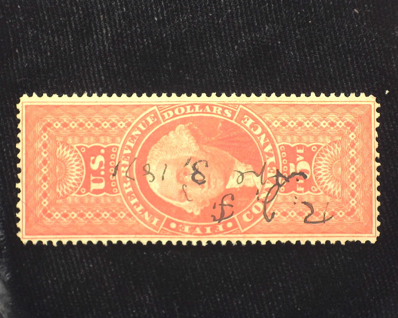 #R89c $5.00 Revenue VF Used - US Stamp