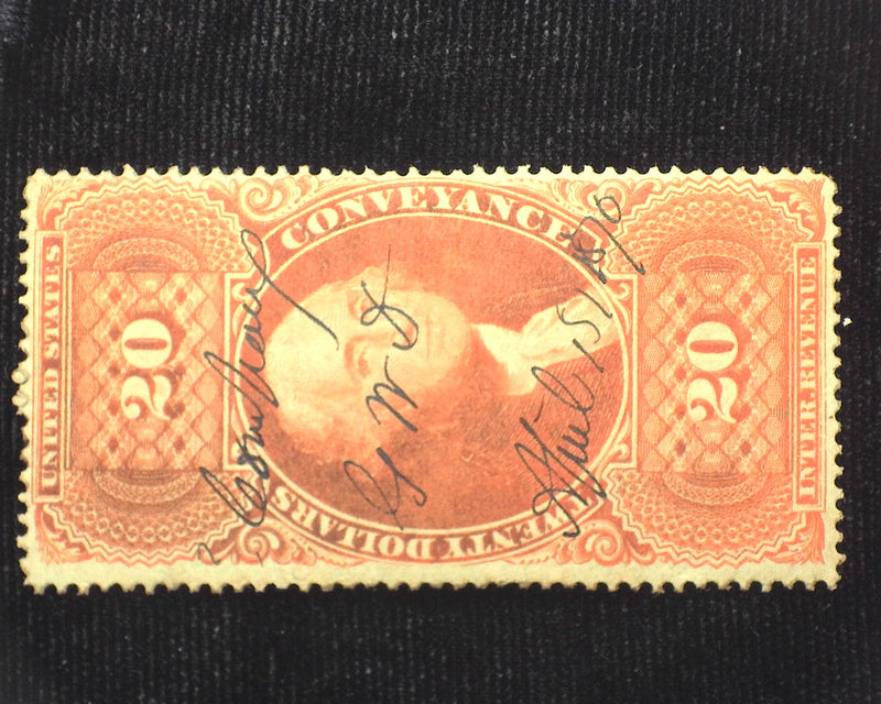 #R98c $20.00 Revenue F Used - US Stamp