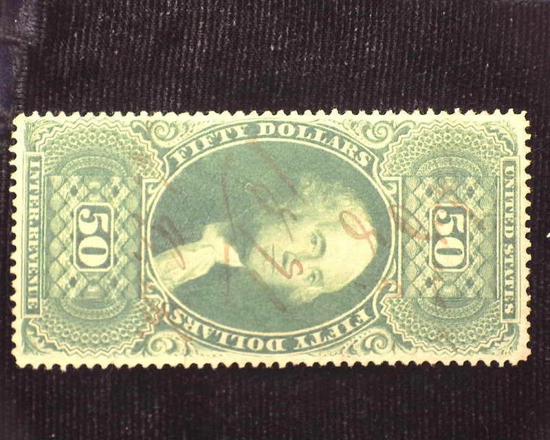 #R101c $50.00 Internal Revenue VF/XF Used - US Stamp
