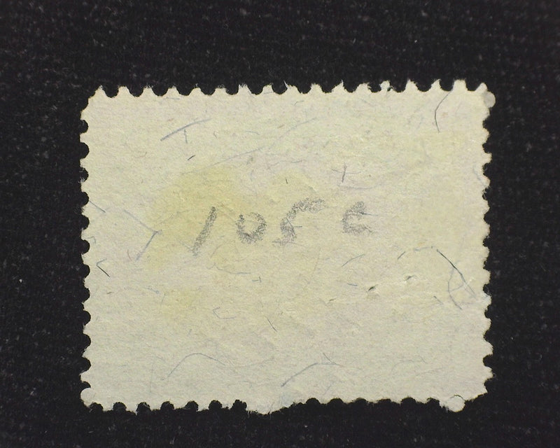 #R105 3c Internal Revenue. Cut cancel. F Used - US Stamp