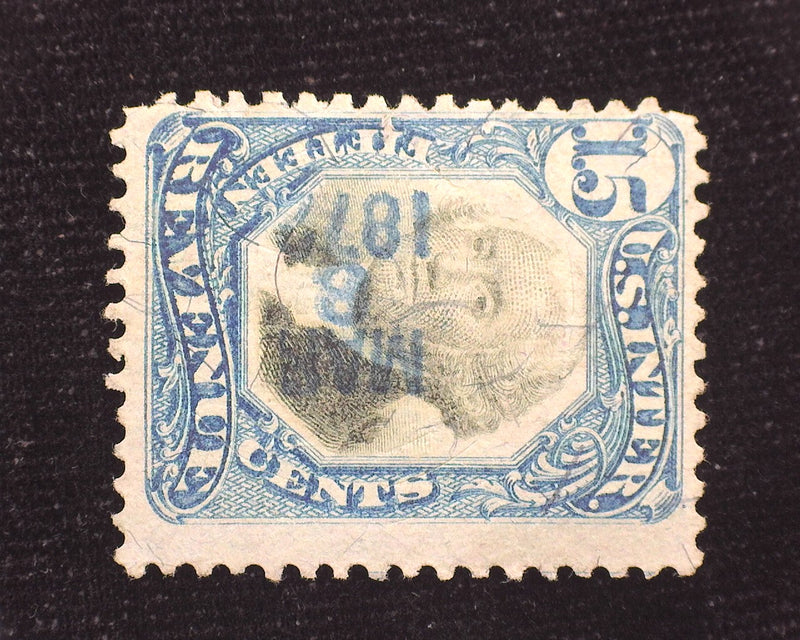 #R110 15c Internal Revenue F+ Used - US Stamp