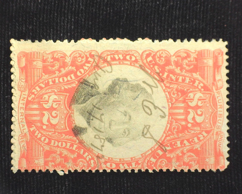#R145 $2.00 Revenue. Used F - US Stamp