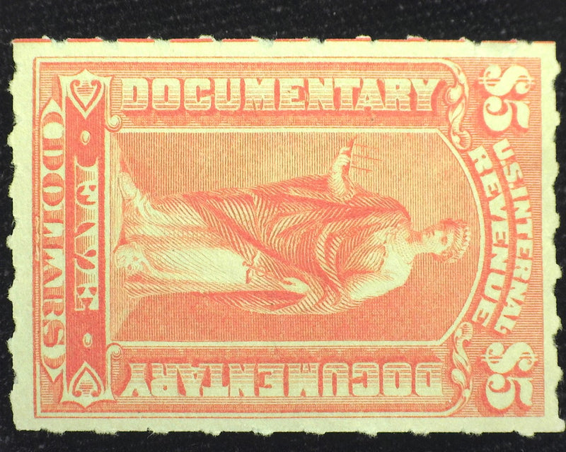 #R175 $5.00 Revenue. Mint VF H - US Stamp