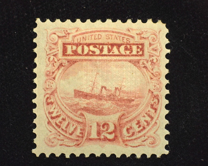 #117 ERe 1869 Essay. Rose Red Mint VF H - US Stamp