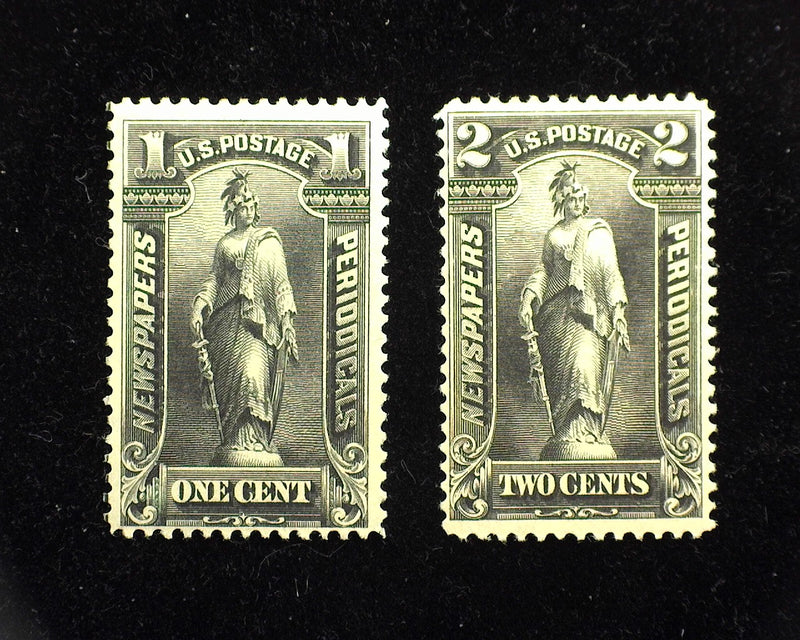 #PR-114,115 Mint F H - US Stamp