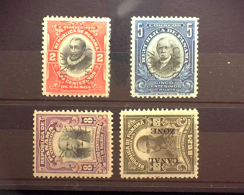 #27 - 30 Canal Zone. Mint Vf H - US Stamp