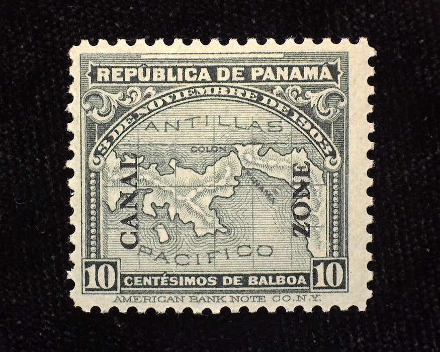 #37 10c Canal Zone. Mint F/Vf LH - US Stamp