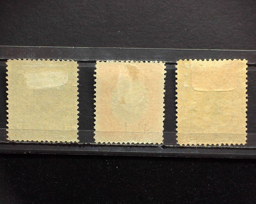 #38 39 41 Canal Zone. Mint Vf/Xf LH. - US Stamp