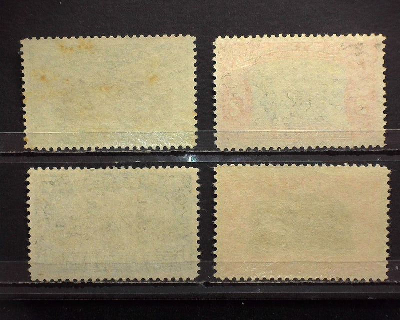 #42 - 45 Canal Zone. Mint Vf LH - US Stamp