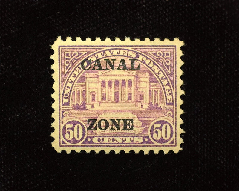 #80 50c Canal Zone. Mint Xf H - US Stamp
