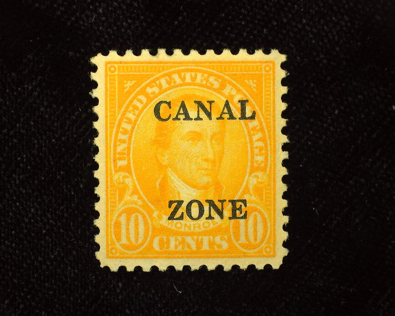 #87 10c Canal Zone. Mint Xf LH - US Stamp