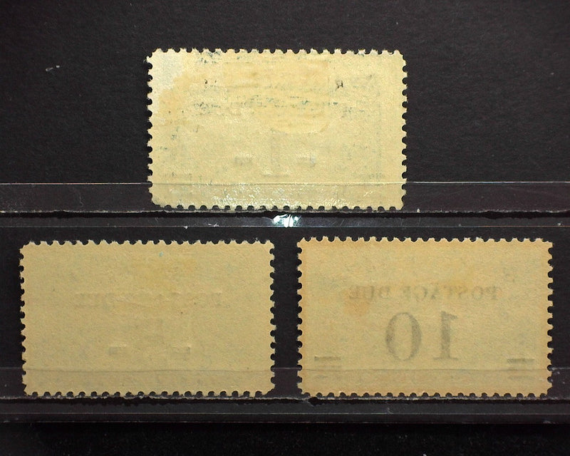 #J21 J23 J24 Canal Zone. Mint F/Vf LH - US Stamp