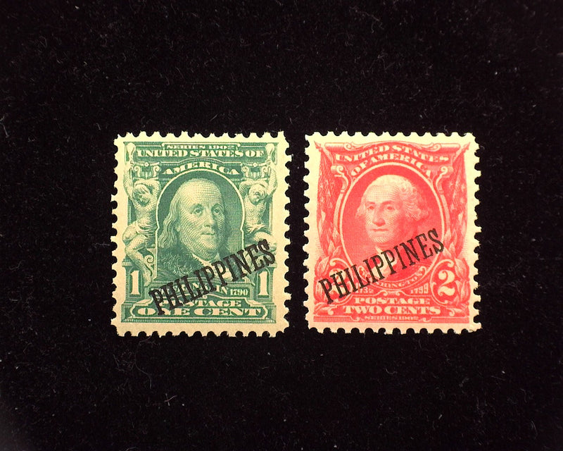 #226 - 227 Philippines. Mint Vf/Xf LH - US Stamp