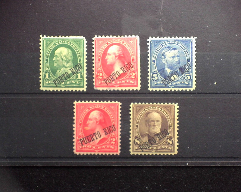 #210-213, 216 Puerto Rico. Mint F H - US Stamp