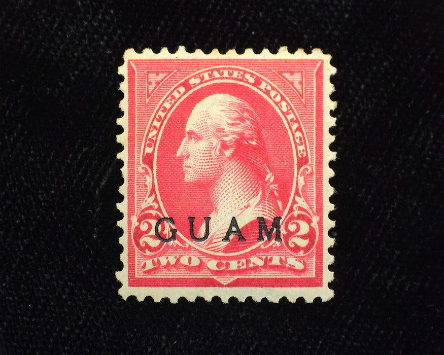 #2 Guam. Mint Vf LH - US Stamp