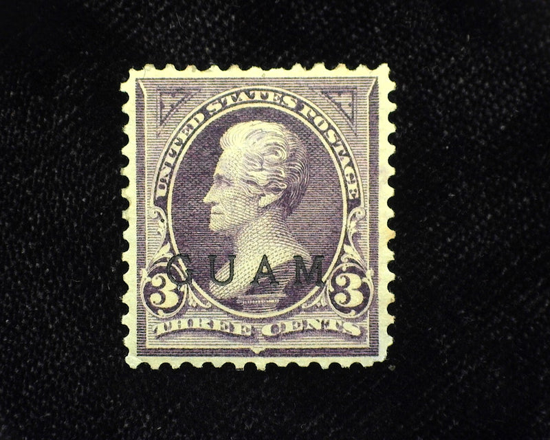 #3 Guam. Mint Vf/Xf H - US Stamp