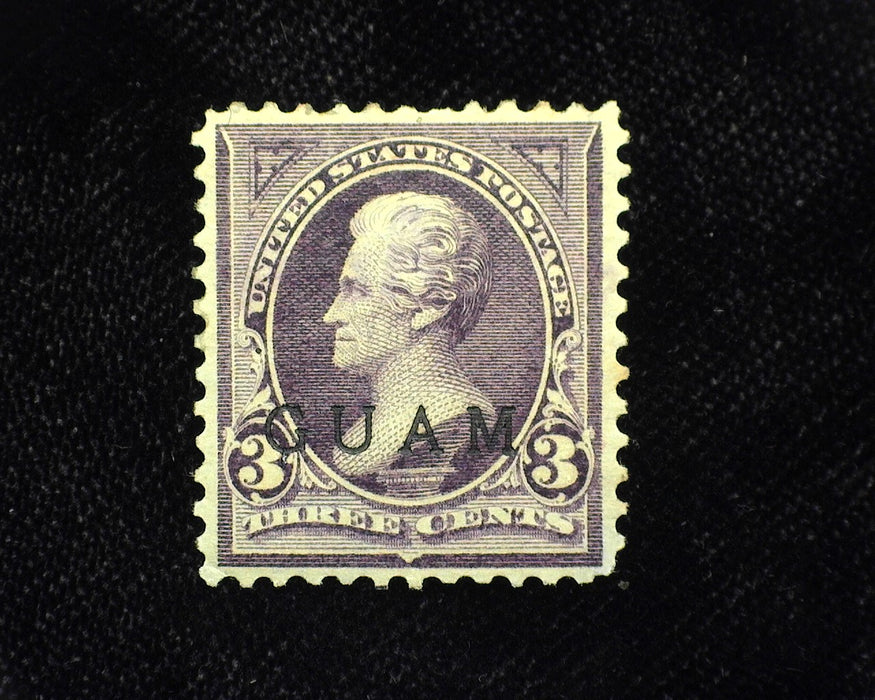 #3 Guam. Mint Vf/Xf H - US Stamp