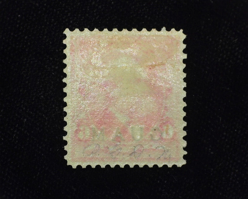 #6 Guam. Choice Mint Xf LH - US Stamp