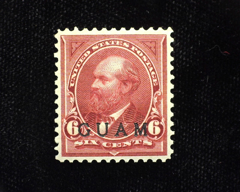 #6 Guam. Choice Mint Xf LH - US Stamp