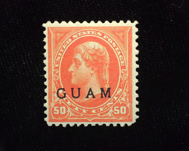#11 Guam. Brilliant color. Mint Vf LH - US Stamp
